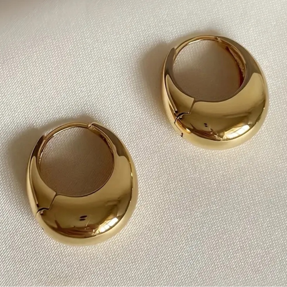 Elegant Gold Hoop Earrings